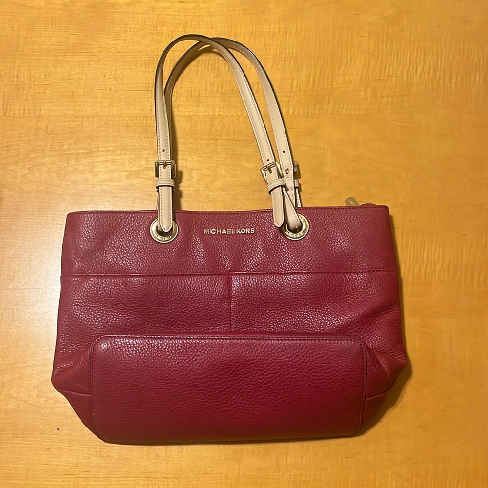 Michael Kors maroon purse